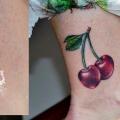 Foot Cherry tattoo by Secret Tattoo & Piercing