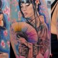 Shoulder Japanese Geisha tattoo by Secret Tattoo & Piercing