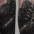 tatuaje Brazo Realista Boxe por Jesse Rix Tattoo Art