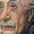 tatuaje Brazo Retrato Einstein por Forever Tattoo