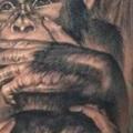 tatuaggio Braccio Realistici Scimmia di Forever Tattoo