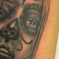 Arm Mexikanischer Totenkopf tattoo von 2nd Skin