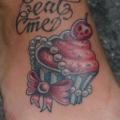 Realistic Foot Cake tattoo by 2nd Skin