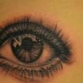 Realistic Eye tattoo by 2nd Skin