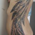 Seite Po Flügel tattoo von 2nd Skin