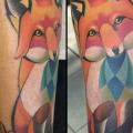 Arm Fox tattoo by Mefisto Tattoo Studio