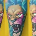 Arm Lion tattoo by Mefisto Tattoo Studio