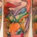 Bull Thigh tattoo by Mefisto Tattoo Studio