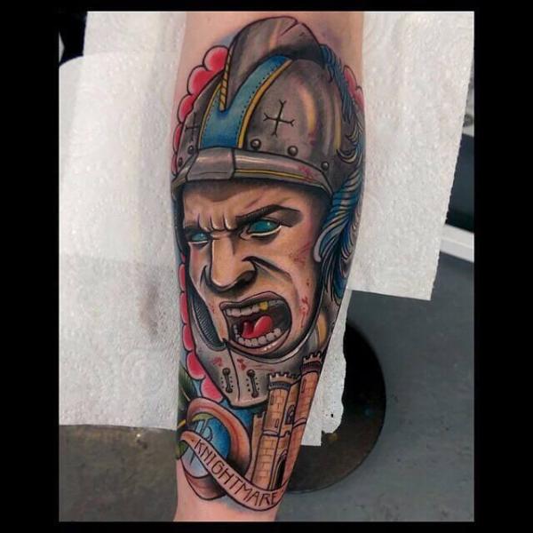 Arm Krieger Tattoo von Cloak and Dagger Tattoo