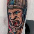 Arm Krieger tattoo von Cloak and Dagger Tattoo