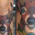 Deer tattoo by Cloak and Dagger Tattoo