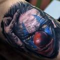 Arm Clown tattoo by Aero & inkeaters