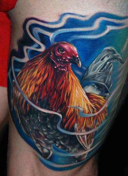 Arm Realistic Bird Tattoo by Distinction Tattoo