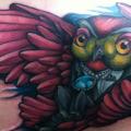 Back Owl tattoo by Distinction Tattoo