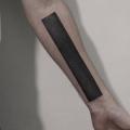 Arm Dotwork Linien Abstrakt tattoo von Marla Moon