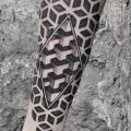 Arm Dotwork Abstrakt tattoo von Zmierzloki tattoo