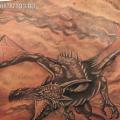 Fantasy Back Dragon tattoo by Siluha Tattoo