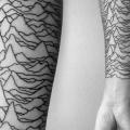 tatuaje Brazo Abstracto por Luciano Del Fabro