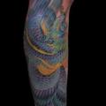 Leg Ankle Phoenix tattoo by Nicklas Westin