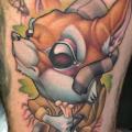 Arm Fox tattoo by Niteowl Tattoo