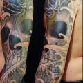 Arm Skull tattoo by Sebaninho Tattoo