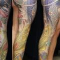 Leg Japanese Carp Koi tattoo by Sebaninho Tattoo