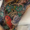 Back Carp tattoo by Dalmiro Tattoo