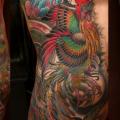 Side Rooster tattoo by Dalmiro Tattoo