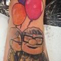 Foot Up Pixar tattoo by Alex Heart