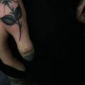 Finger Flower Rose tattoo by Parliament Tattoo