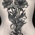 Blumen Rücken tattoo von Parliament Tattoo