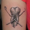 Arm Tooth tattoo by Tattoo Power