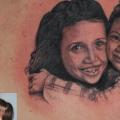 Porträt Realistische Rücken tattoo von Tattoo Power