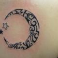 Rücken Mond tattoo von Wabori