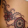 Seite Rücken Dekoration tattoo von Wabori