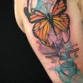 Бабочка акварель татуировка от The Raw Canvas