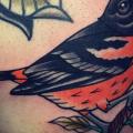 Chest Bird tattoo by Solid Heart Tattoo