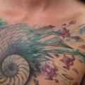 Chest Shell tattoo by Jay Freestyle