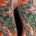 Side Dragon tattoo by Jay Freestyle
