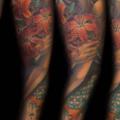 tatuaż Portret Realistyczny Kobieta Rękaw przez Jay Freestyle