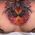 Chest Decoration tattoo by Blessed Tattoo