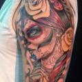 Shoulder Arm Gypsy tattoo by Fontecha Iron