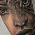 Arm Tiger Woman tattoo by PXA Body Art