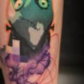 Arm Fantasie Hund tattoo von Imaginarium Tatouage