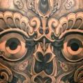 tatuaje Cráneo Espalda por Leu Family Iron
