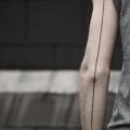 รอยสัก แขน เส้น ปลอกแขน โดย NR Studio