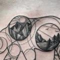 tatuaggio Orso Geometrici di NR Studio