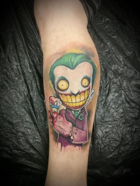 Arm Character Joker Tattoo by Art Faktors