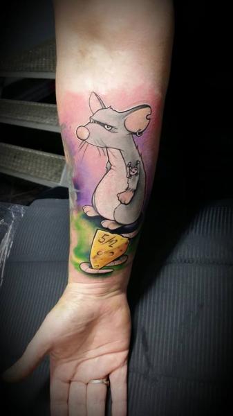 Arm Character Mouse Tattoo by Art Faktors