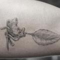 Arm Blatt Frosch tattoo von Bang Bang